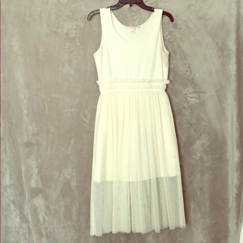 Cream Fun Chelsea and Violet Dress